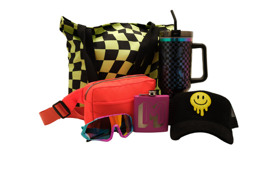 Light Bright Custom Party Gifts Bundle, Neon, 90s, Rave Party