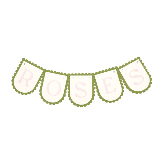 Decorative banner, Personalized Banner, Secret Garden