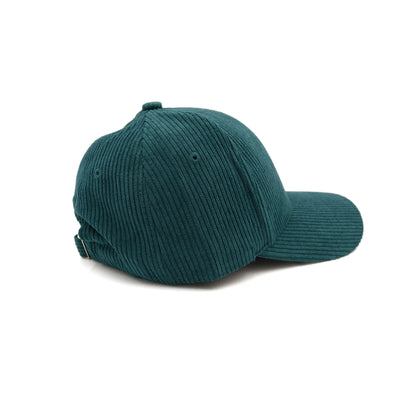 Gatsby Peacock Teal Corduroy Adjustable Hat