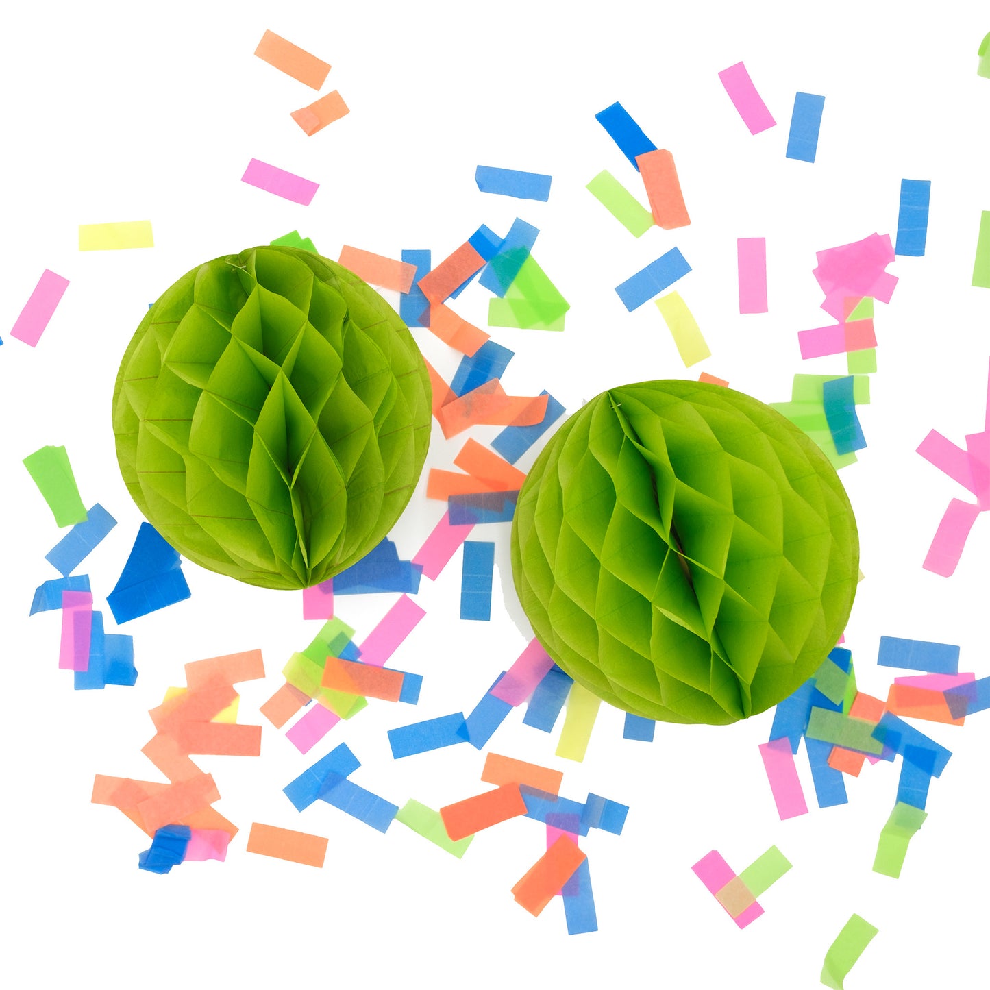 Light Bright Decorations Supplies Paper Balloon and Confettii