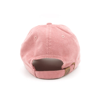 Rosebuds Mauve Corduroy Adjustable Hat, Custom Gifts, Engraved Gifts, Party Favors