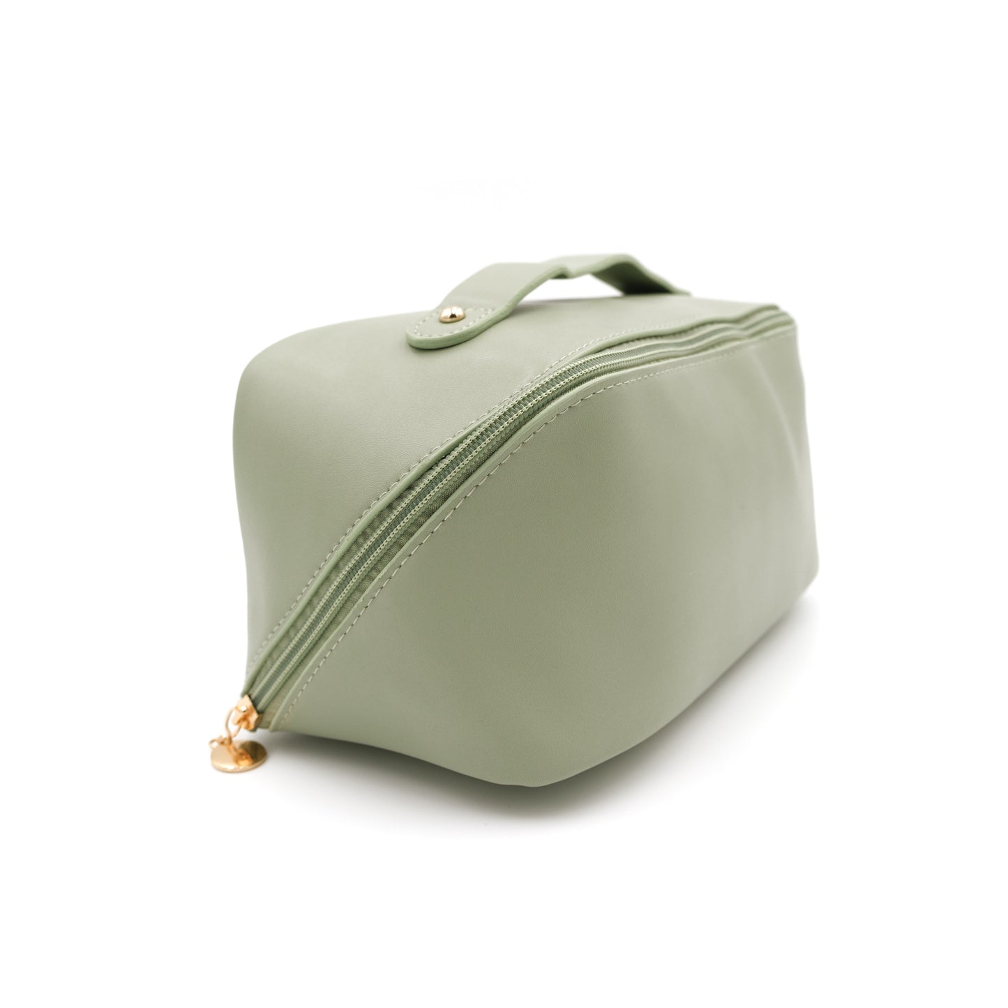 Rosebuds Sage Green Makeup Bag, organizer, toiletry bag, Custom Gifts, Engraved Gifts, Party Favors