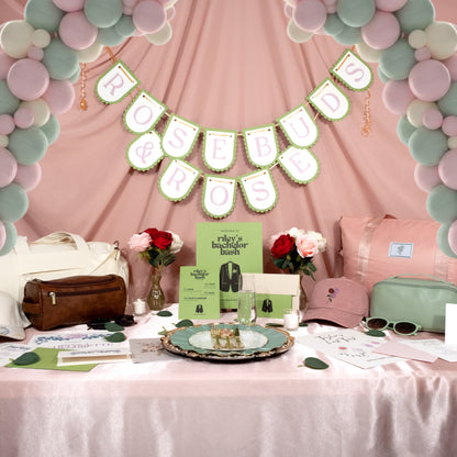 Rosebuds & Rosé Deluxe Party Kit in Bubblegum - Party of 10