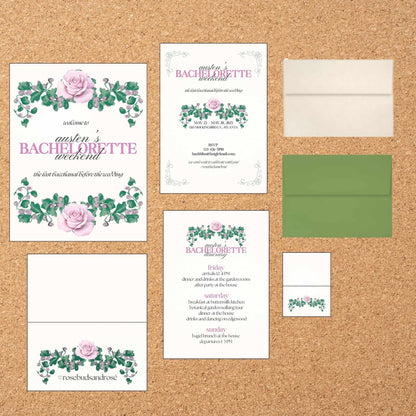 Rosebuds & Rosé Deluxe Party Kit in Bubblegum - Party of 10